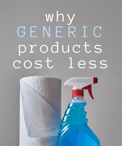 why are generic pharmaceuticals cheaper than name brand